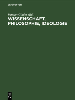 cover image of Wissenschaft, Philosophie, Ideologie